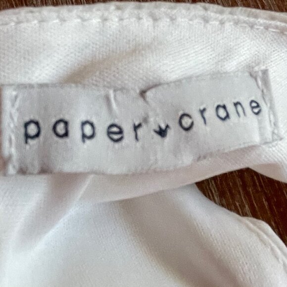 Paper Crane Pleated two tone dress VERY CUTE Cream and blush color Size M - Picture 6 of 6